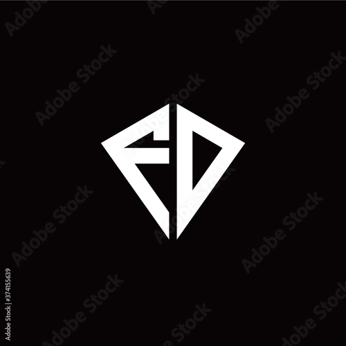 Initial F O letter with kite modern style logo template vector Free Download Initial F O letter with kite modern style logo template vector - GFXLoad