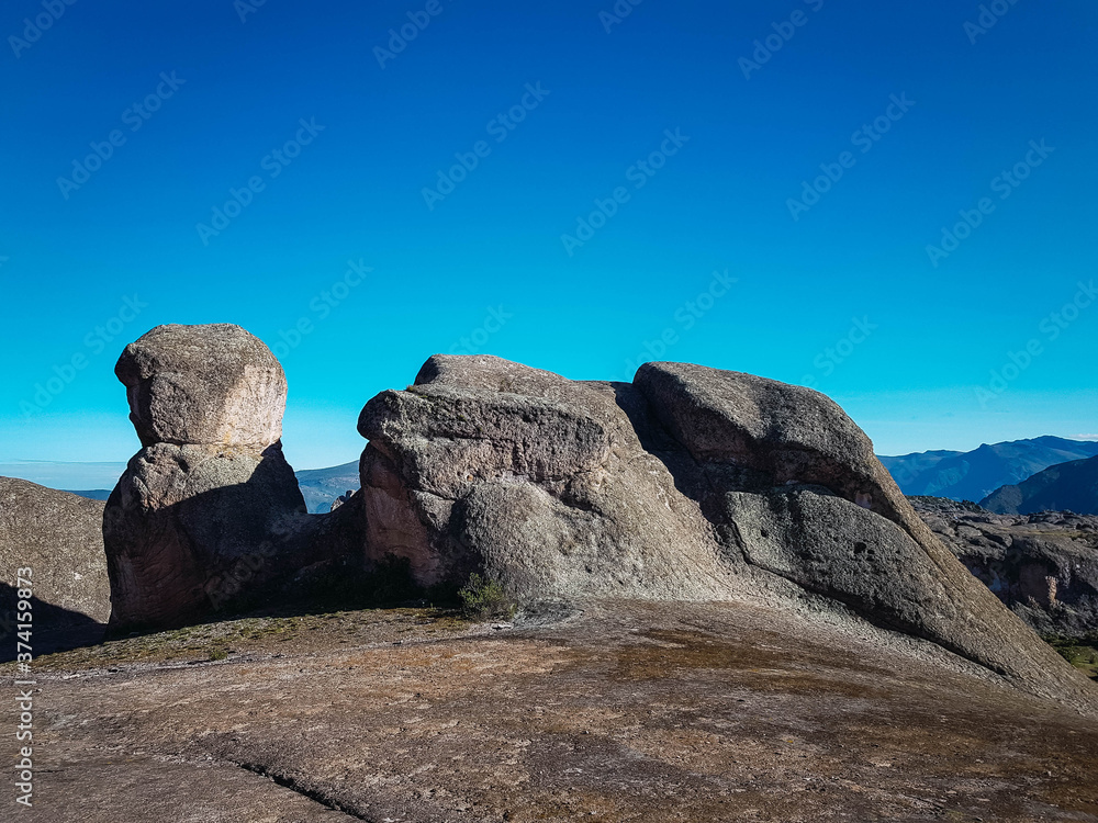 Formaciones rocosas en el lugar místico de Marcahuasi.