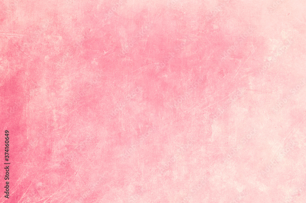 Fototapeta Scraped pink grungy background
