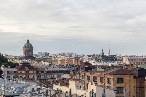 Saint Petersburg rooftop cityscape