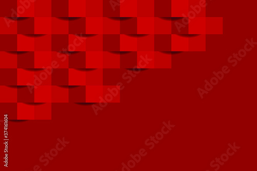 Abstract red background wit...