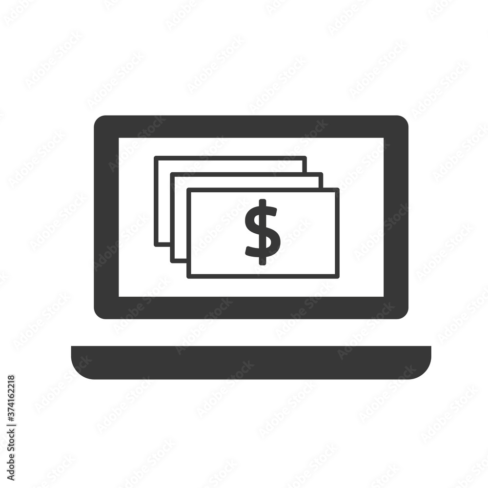 Internet banking and e-payment icon - Vector Illustration Internet banking and e-payment icon - Vector Illustration
