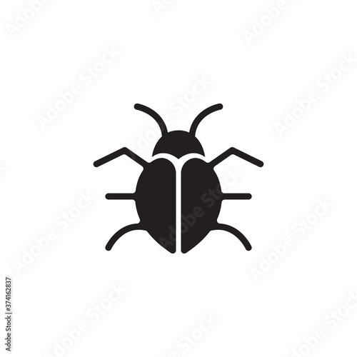 Insect icon illustration black clipart design vector