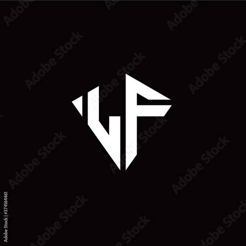 Free Download Initial L F letter with kite modern style logo template vector - GFXLoad