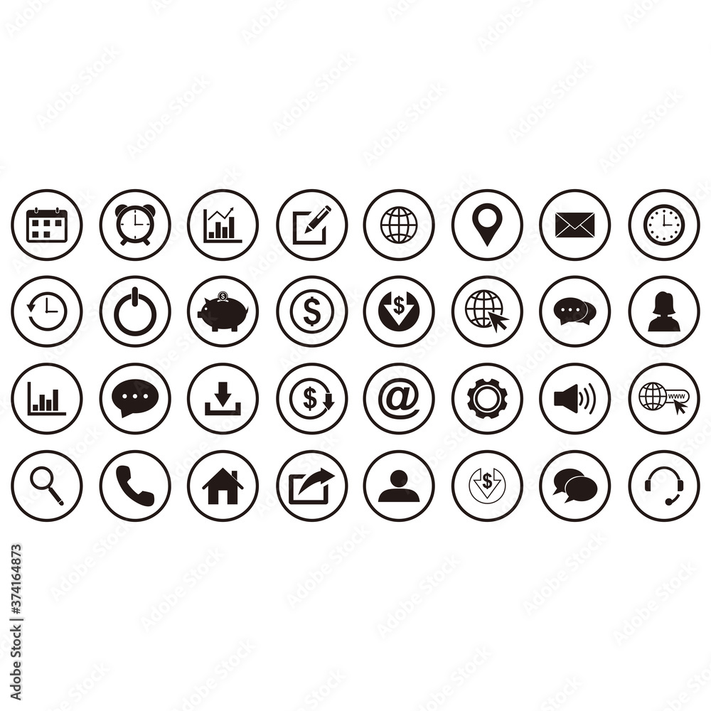 Web icon set. Web icon symbol vector. for web computer and mobile Web icon set. Web icon symbol vector. for web computer and mobile