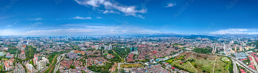 Aerial Panorama_Kuala Lumpur_Malaysia_Cheras (Day)