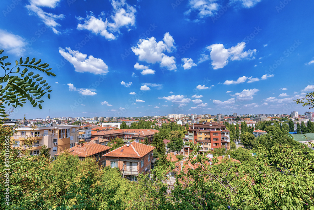 view of the town of Haskovo