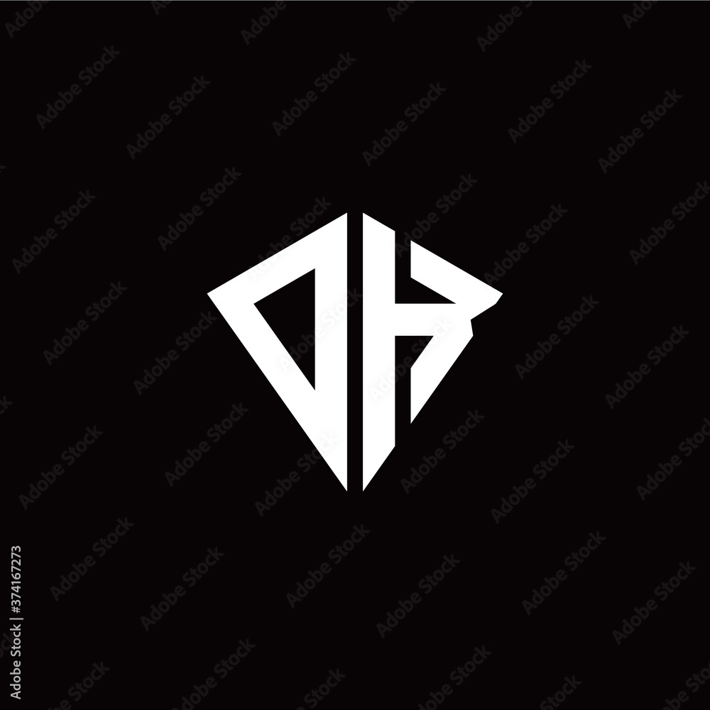 Initial O K letter with kite modern style logo template vector Initial O K letter with kite modern style logo template vector