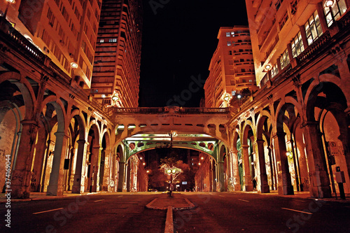 Slika na platnu Viaduto Otávio Rocha - Porto Alegre