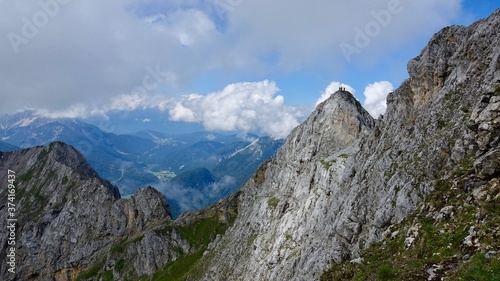 Wanderung durch die Hochalpen, Gebirgswanderung, Alpen, Gebirge © Omm-on-tour