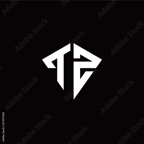 Free Download Initial T Z letter with kite modern style logo template vector - GFXLoad