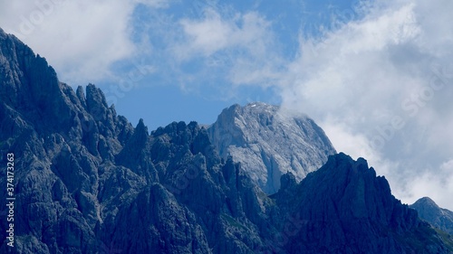 Wanderung durch die Hochalpen, Gebirgswanderung, Alpen, Gebirge