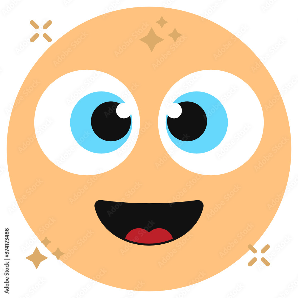 Slightly happy icon, facial expression concept Slightly happy icon, facial expression concept