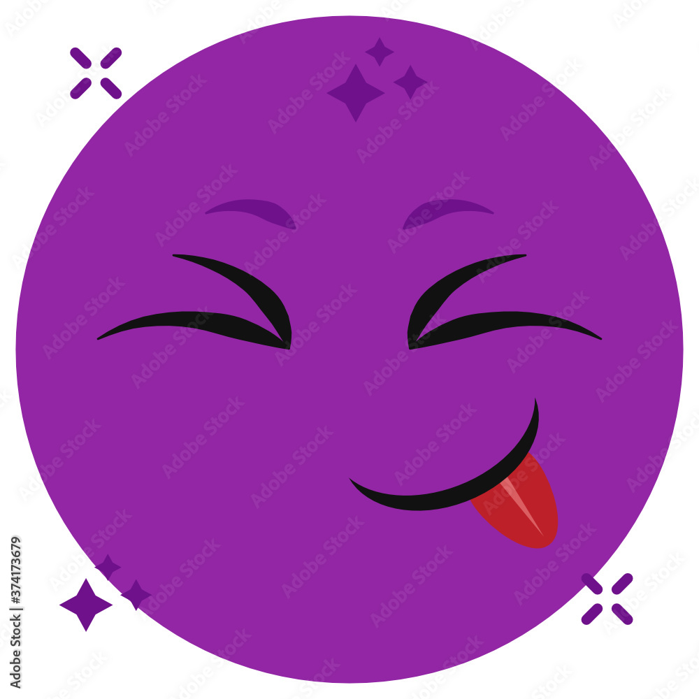 Design of eyes closed and tongue out emoji, stuck out tongue editable cute emotag
Design of eyes closed and tongue out emoji, stuck out tongue editable cute emotag