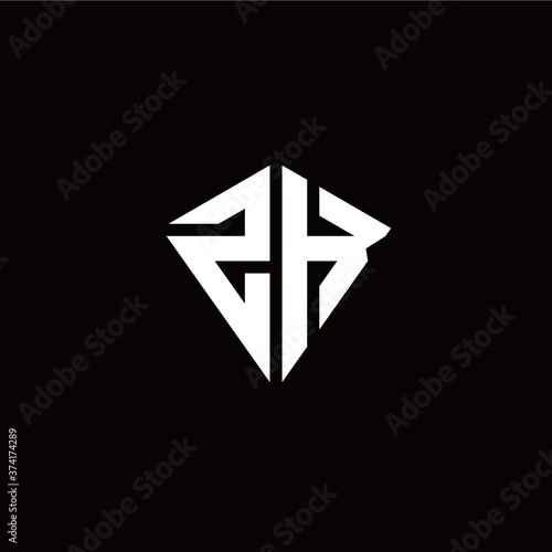 Free Download Initial Z K letter with kite modern style logo template vector - GFXLoad