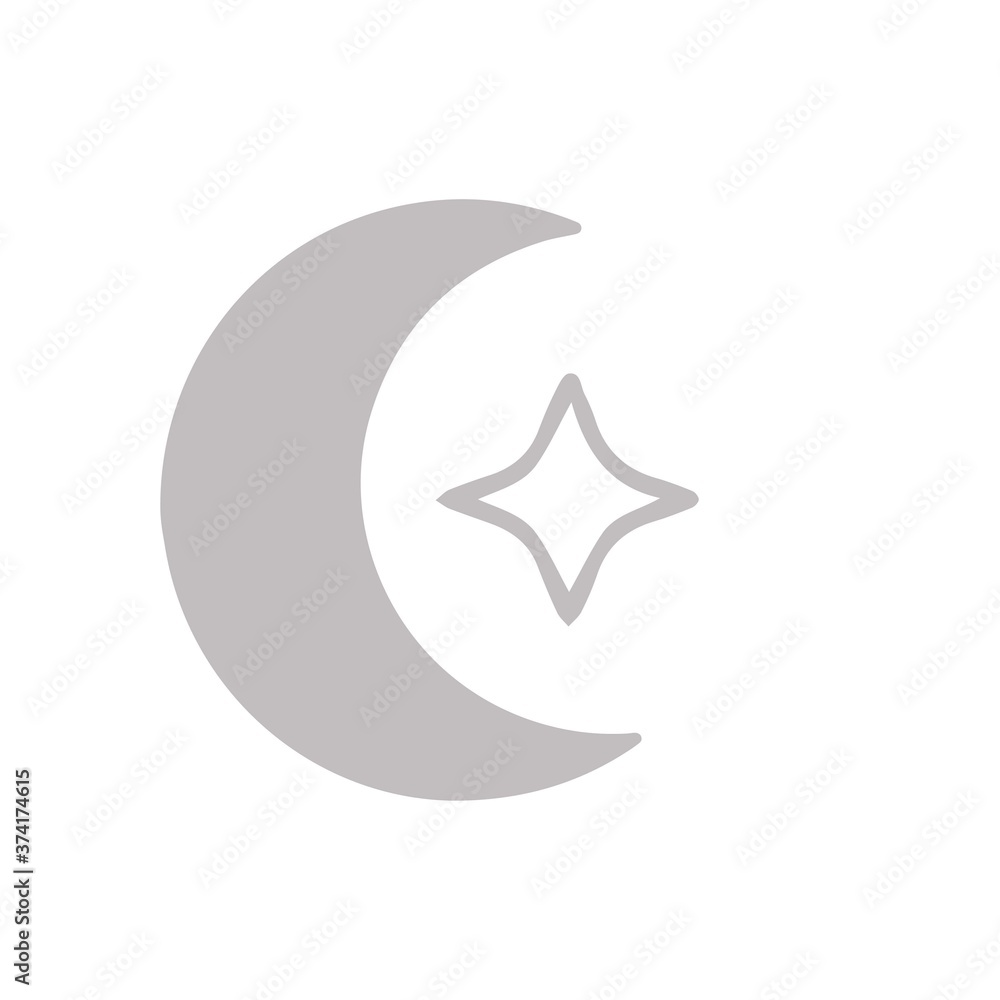 Hand drawn sun, new moon and star for anti stress colouring page. Pattern for coloring book. Illustration in zentangle style. Monochrome variant. Ethnic background. Hand drawn sun, new moon and star for anti stress colouring page. Pattern for coloring book. Illustration in zentangle style. Monochrome variant. Ethnic background.