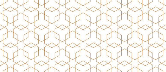 Crédence de cuisine Hexagone patrons Grille hexagonale fine moderne  © Oleksandra