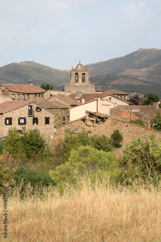 Church and Village of Horcajuelo de la Sierra; Madrid