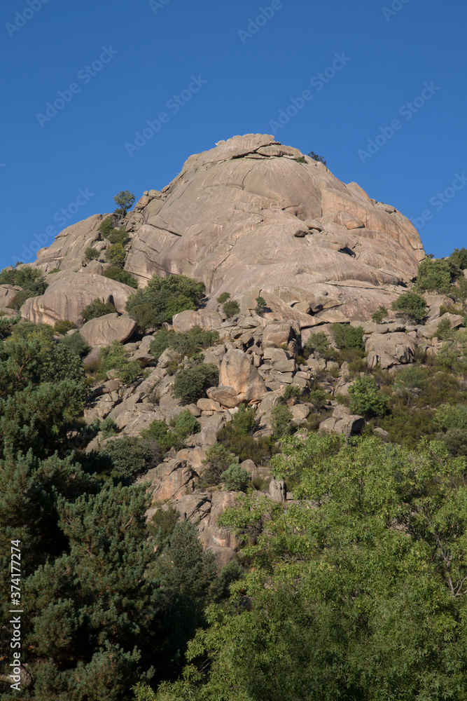 Fototapeta premium Peak in Pedriza; Madrid