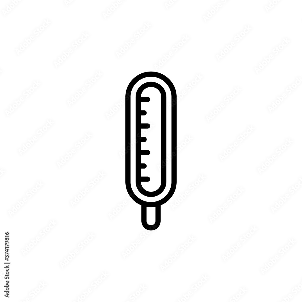 thermometer icon design black vector thermometer icon design black vector