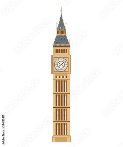 Big Ben Tourist attraction. Travel, journey concept. Famous monuments of world countries. 