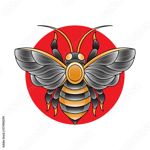 bee tattoo design