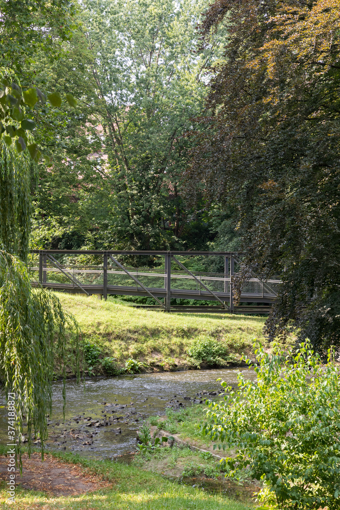 Obraz premium Fluss in Herford, NRW, Deutschland