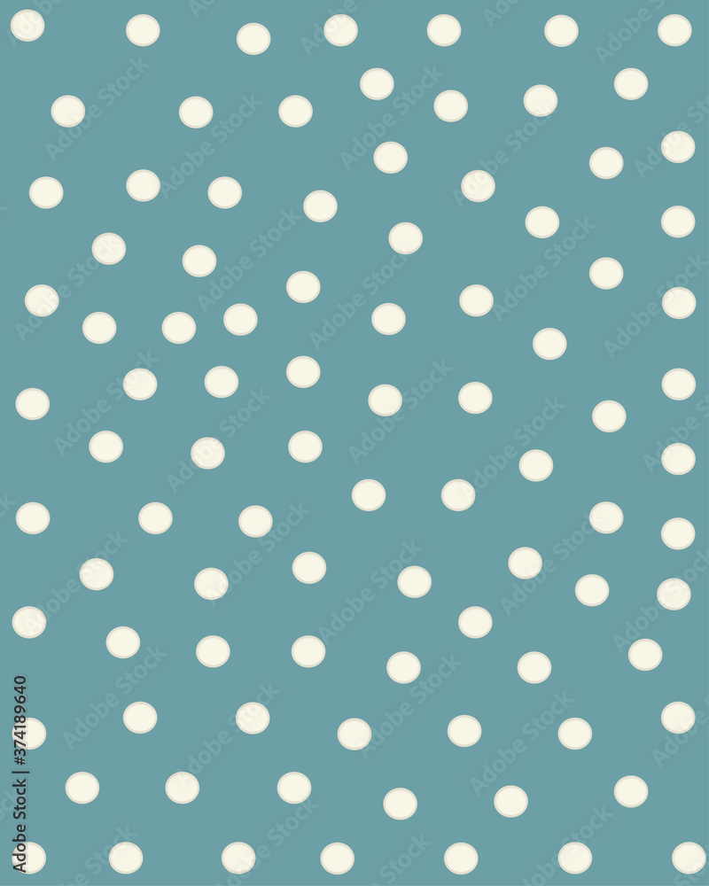 blue background with white dots