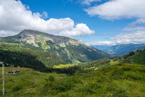 Great and Beautiful hike on the Hohe Ifen in the Kleinwalsertal in the Allgau Alps.