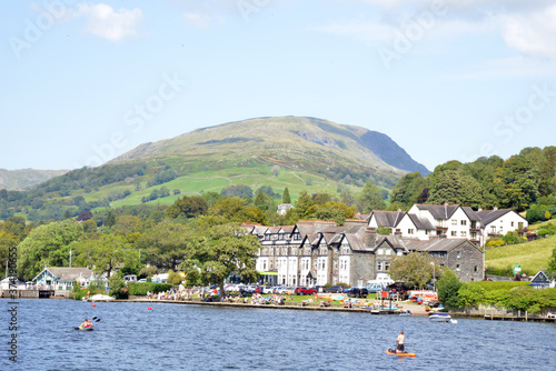 Cruise from Windermere to Ambleside in the Lake District, Cumbria, England, UK