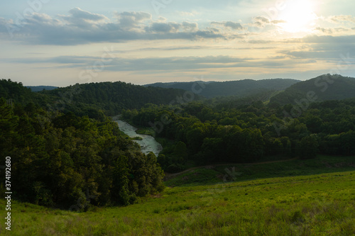 Landscape of Beaver Bend State Park 