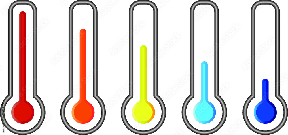 Rising thermometer, thermograph set. Thermometer 3D-realistic set of icon in colors.Vector elements. Temperature, climate concepts. Rising thermometer, thermograph set. Thermometer 3D-realistic set of icon in colors.Vector elements. Temperature, climate concepts.