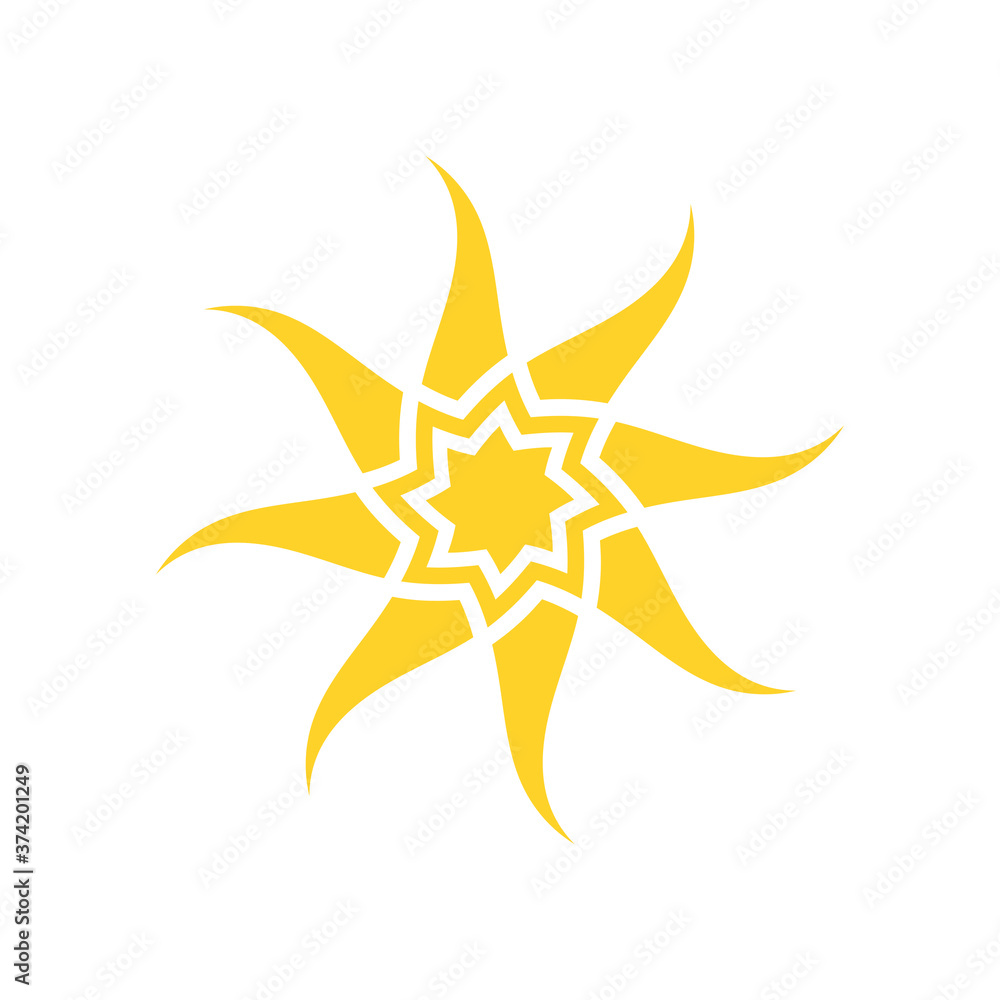 Sun icon illustration Sun icon illustration