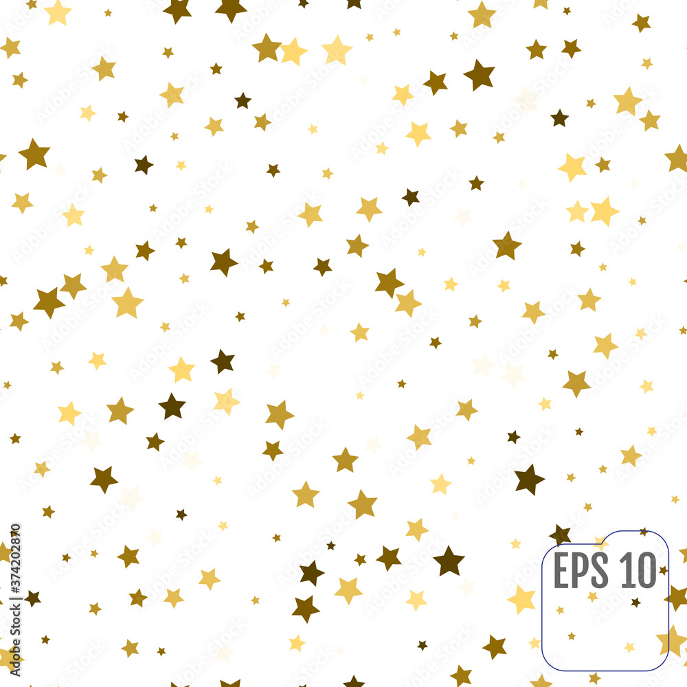 Seamless pattern with gold stars Seamless pattern with gold stars