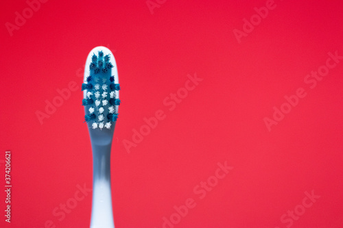 Toothbrush Red Background