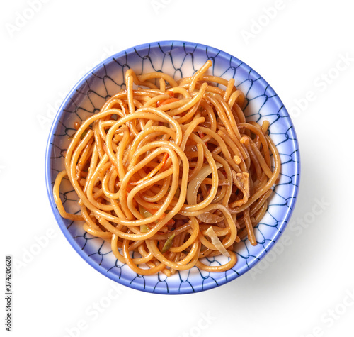 bowl of fried noodles