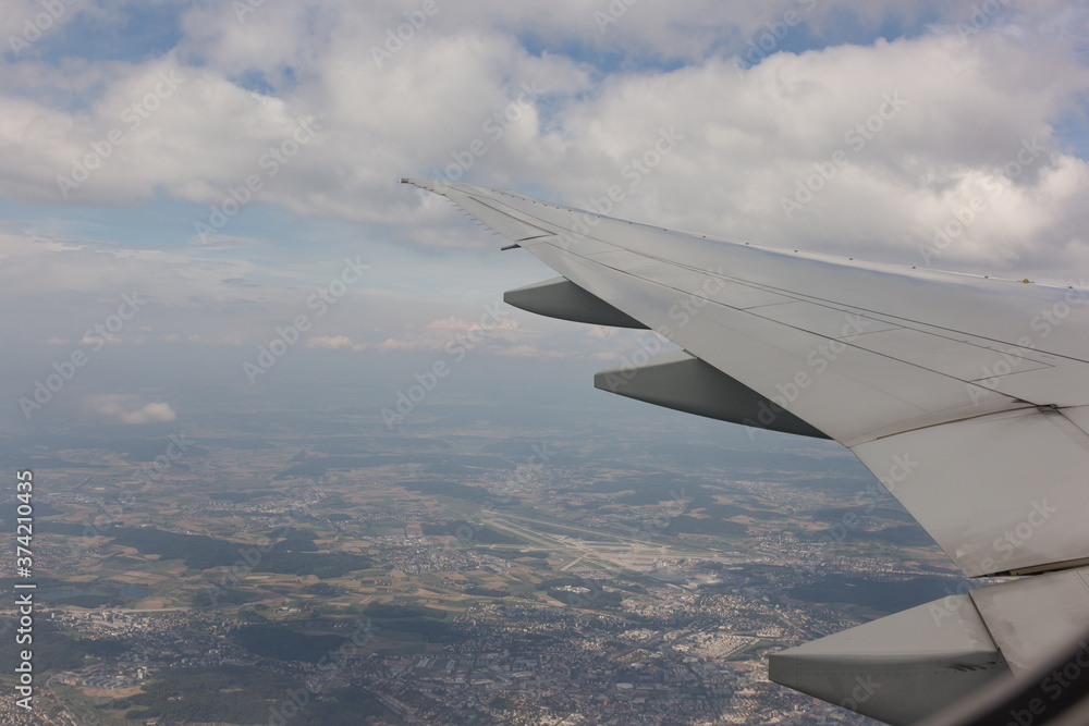 Obraz premium View from a Plane