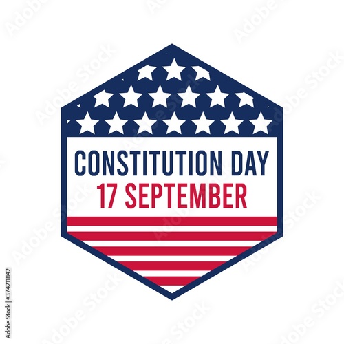 Constitution Day Vector Illustration