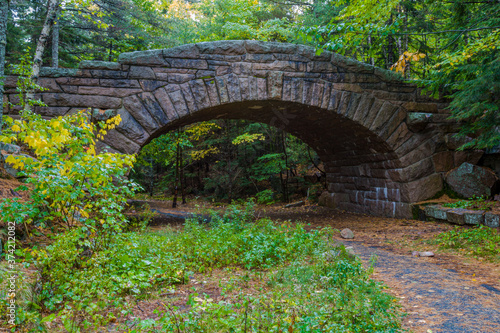 Foto Stone Bridge at Bubble Pond, Acadia National Park, Maine