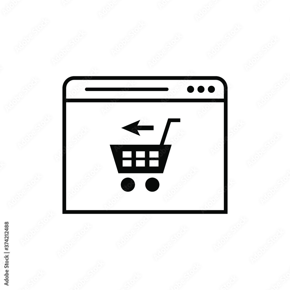 Online shopping vector icon collection Online shopping vector icon collection
