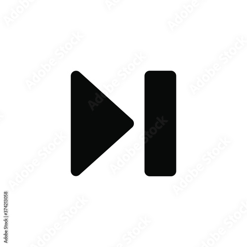 Vector icon set for website arrows to the right. Next button icon collection