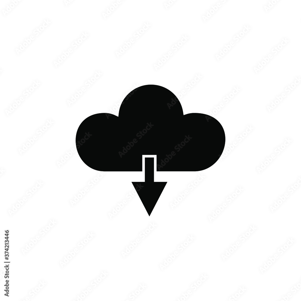 Download files icons vector set for web site or application Download files icons vector set for web site or application