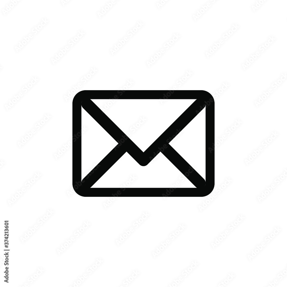 Message and envelope icon vector collection Message and envelope icon vector collection