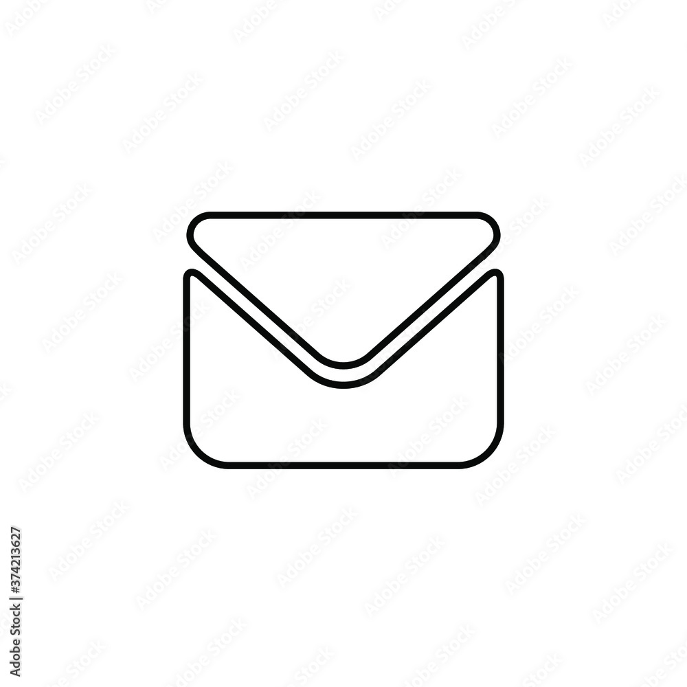 Message and envelope icon vector collection Message and envelope icon vector collection