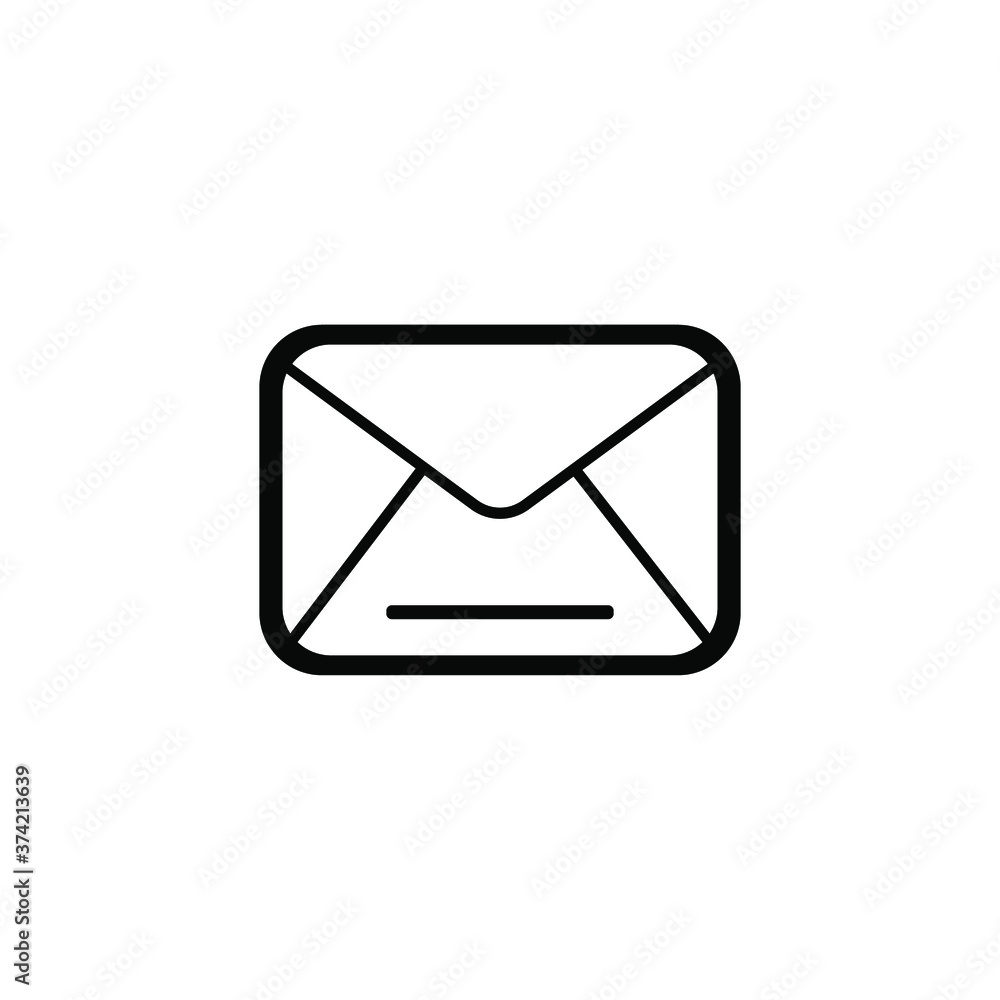 Message and envelope icon vector collection Message and envelope icon vector collection