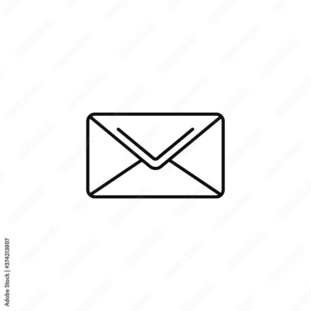 Message and envelope icon vector collection Message and envelope icon vector collection