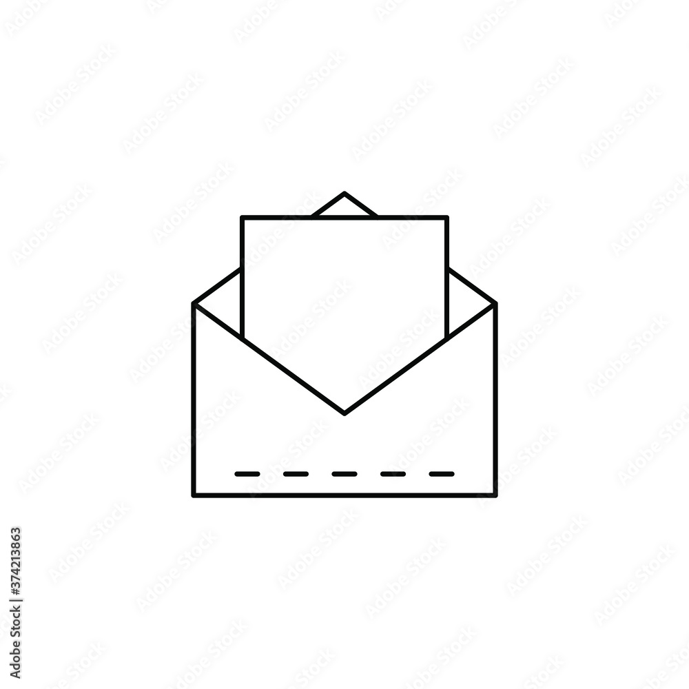 Message and envelope icon vector collection Message and envelope icon vector collection