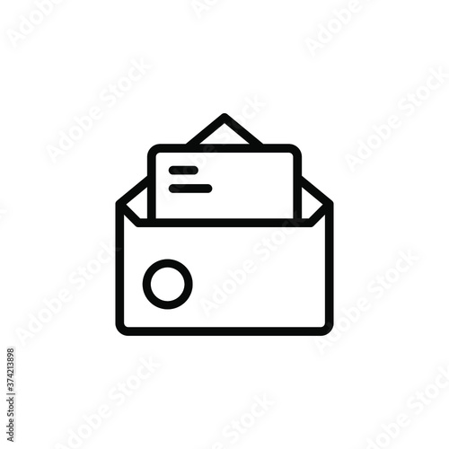 Message and envelope icon vector collection