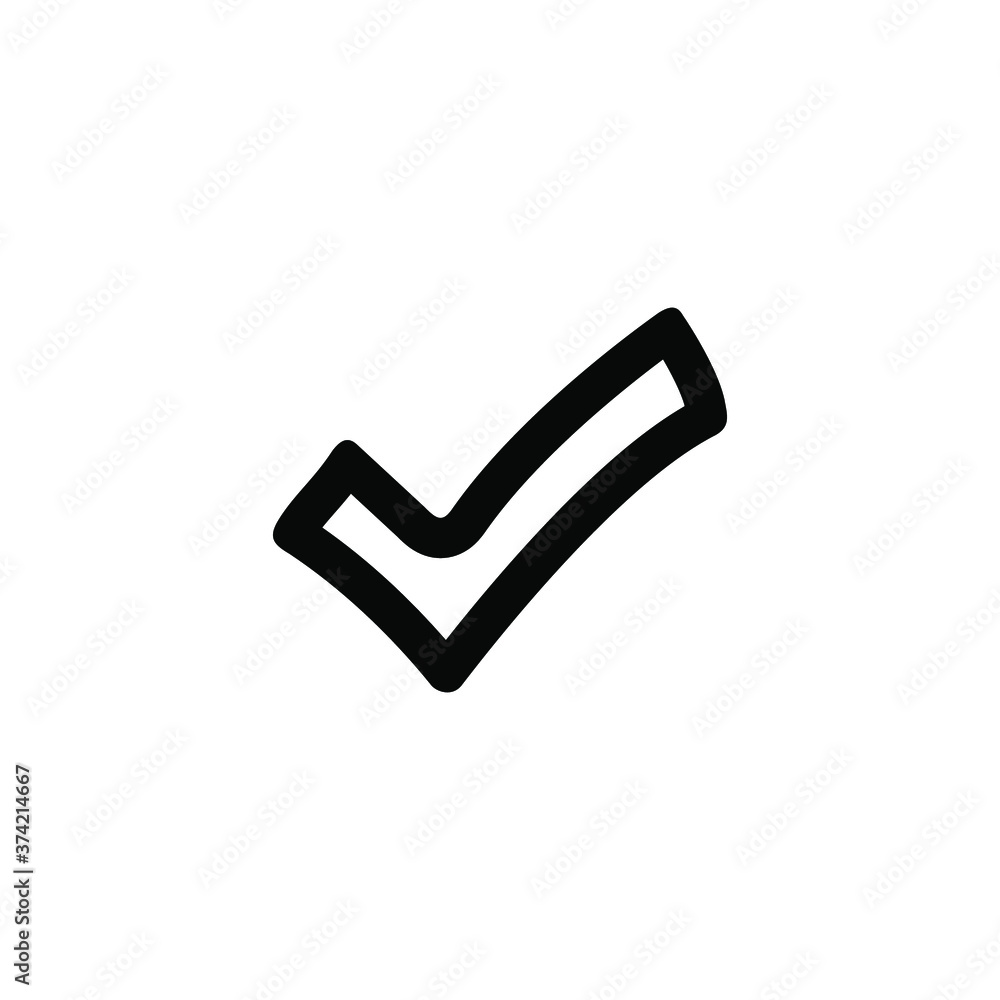 Check mark vector icons. Checklist icon symbol. Check mark vector icons. Checklist icon symbol.