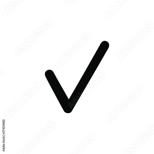 Check mark vector icons. Checklist icon symbol. 